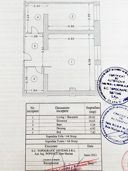 Rin Grand Hotel  2 Camere  65 mp  Recent Renovat  Mobilat designer